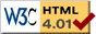 HTML 4.01 Válido, pulse aquí para comprobarlo.